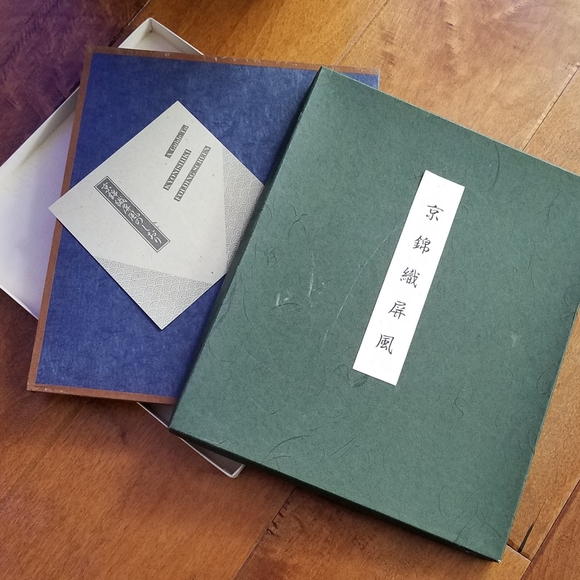 Kyonishiki folding screen. Gorgeous. Original box. Never used. Japan. - Picture 8 of 8